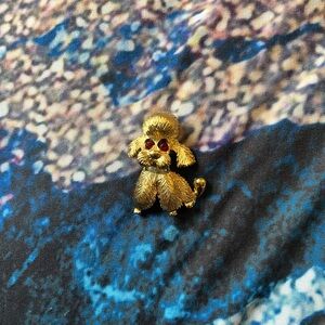 PELL French Poodle brooch